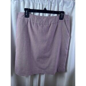 Vintage L.L Bean Women’s Favorite Fit Multicolor Houndstooth Pencil Skirt 14